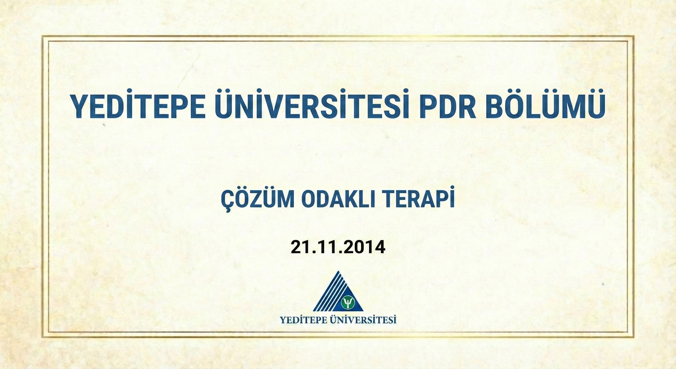 Çözüm Odaklı Terapi